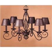 Classic Lighting 3676 AI Chalet Chandelier in Antique Iron